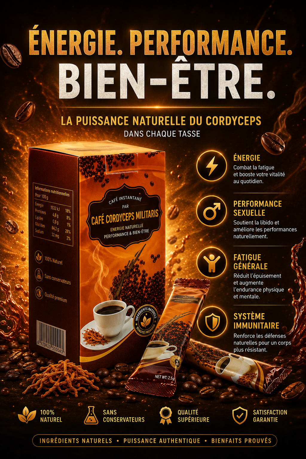 CAFÉ CORDYCEPS MILITARIS